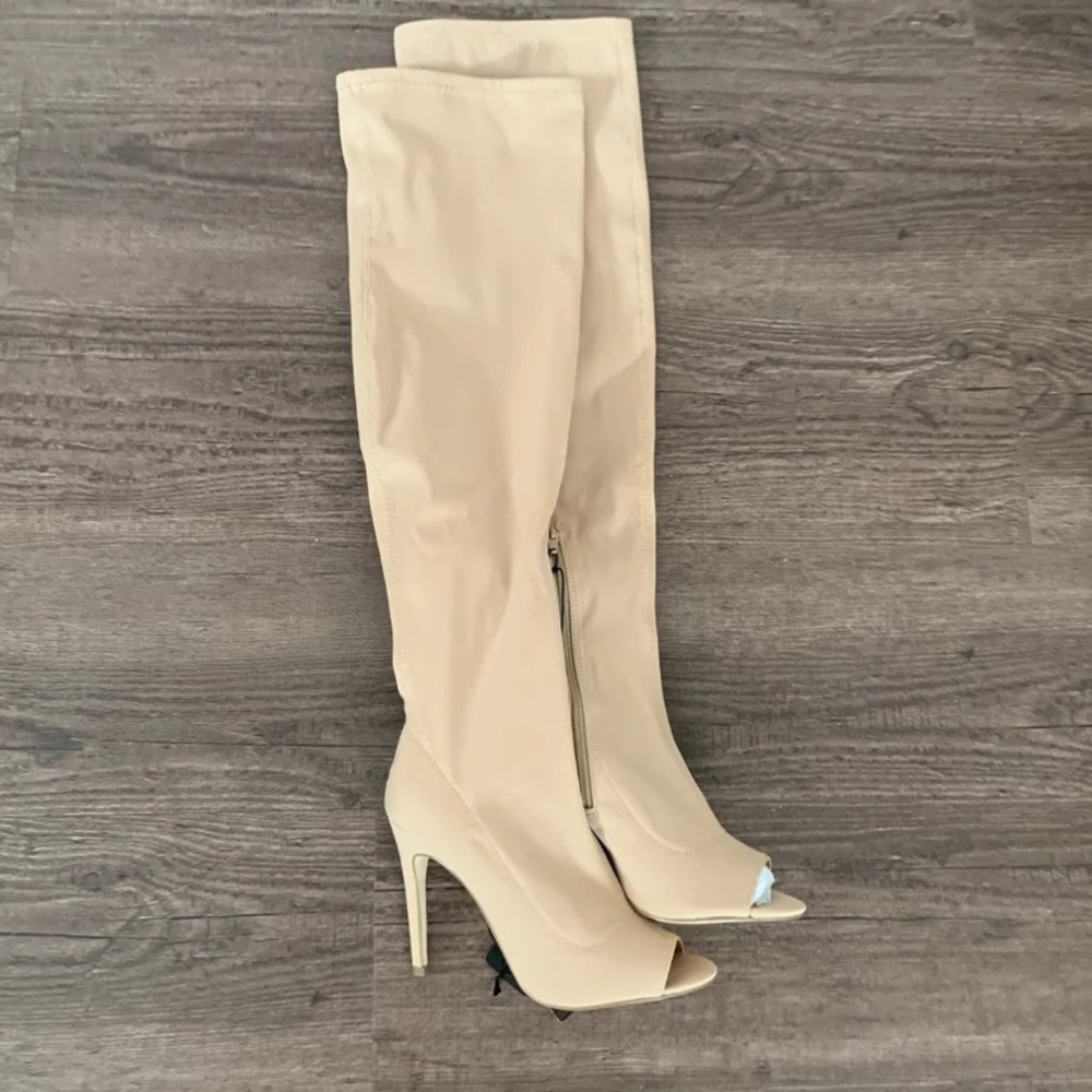 Forever21 nude over the knee boots